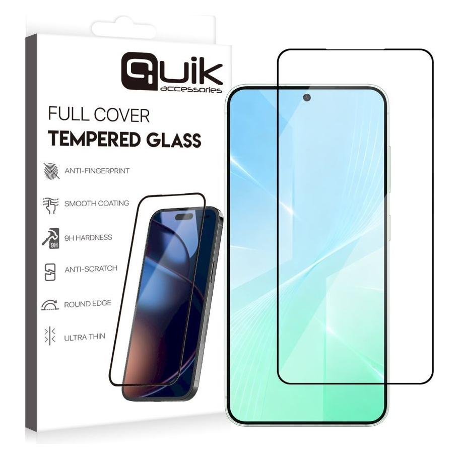 Quik Shade Quik Accessories Full Cover Tempered Glass Aizsargstikls Priekš Samsung Galaxy S26 (Samsung Galaxy S26) (66073415)