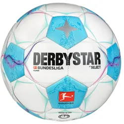 DERBYSTAR Bundesliga Player Fußball Freizeitball 2024/25 weiss/blau/pink 5