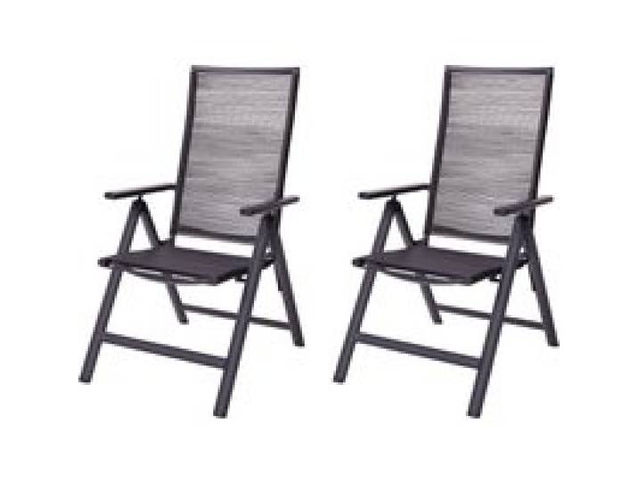 LIVARNO® Fauteuil pliant en aluminium « Miami », 2 pièces.