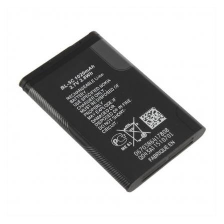 Nokia Bateria BL-5C Original Li-Ion Battery 3.7V / 1020mAh (OEM) (Akku) (BL-5C/N)