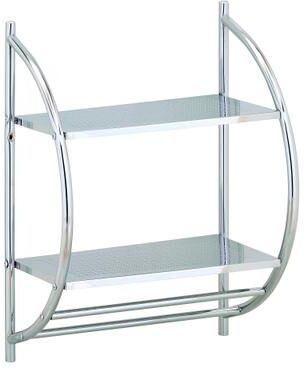 IH Casa Decor 2 Tier Metal Shelf Wall Rack
