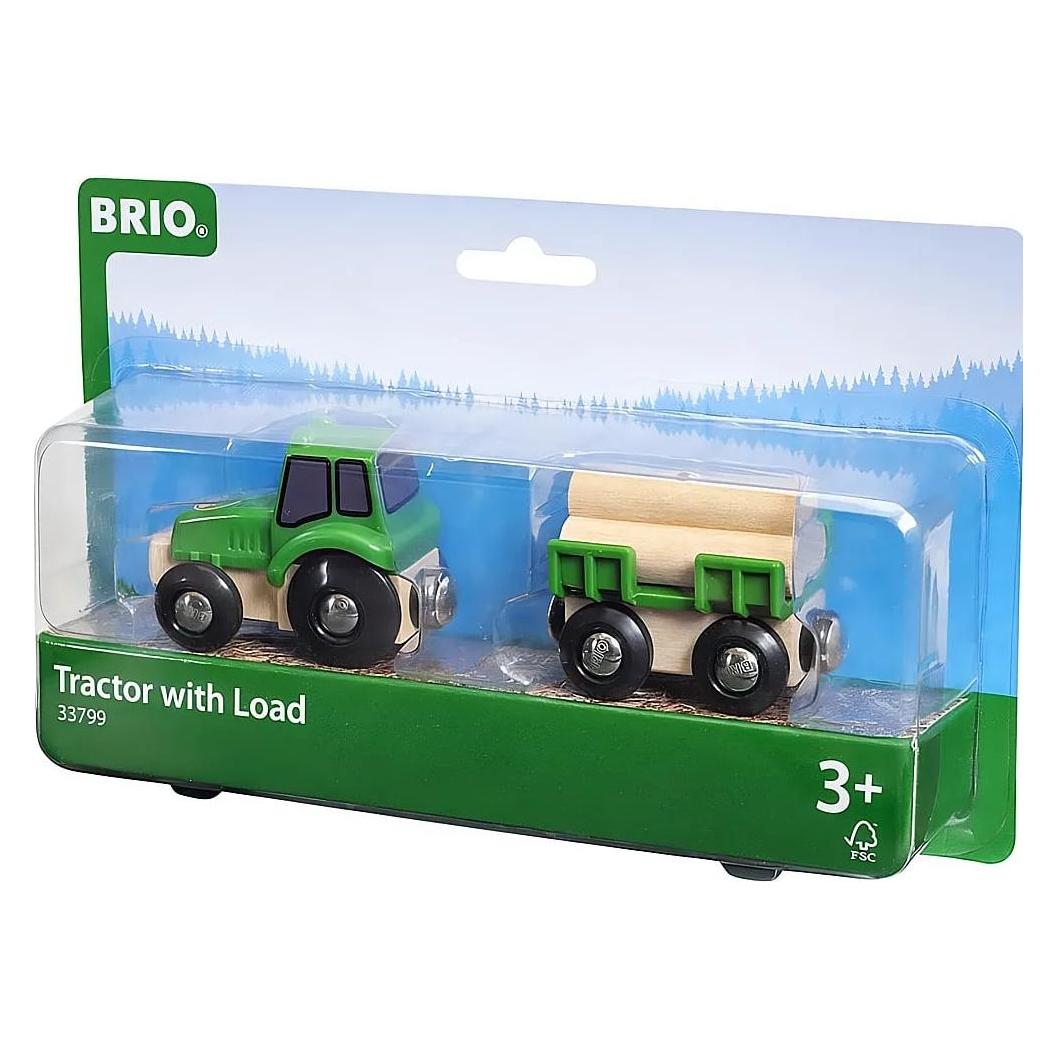 Brio Holz Traktor mit Ladung (33799)