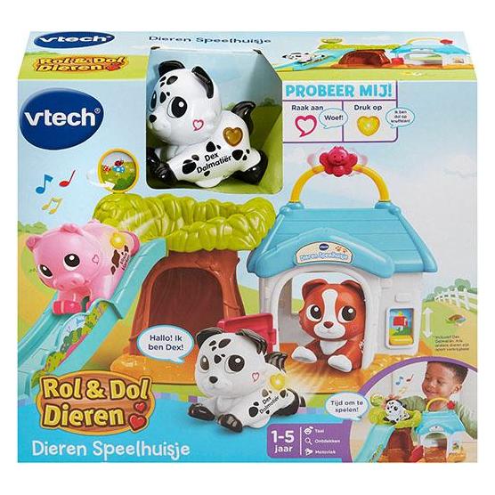 VTech Roll and Play Tiere - Tierspielhaus (inkl. Dex Dalmatiner) (Niederländisch, 1 - 5 Jahre) (80-591623)
