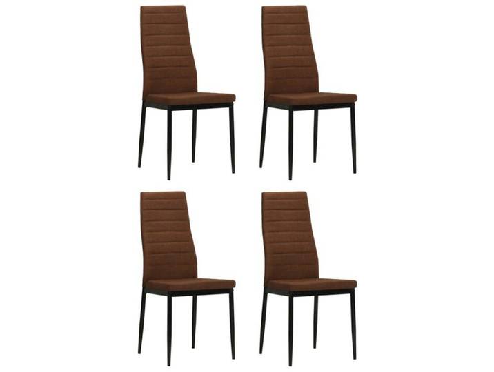 SALE 2025 Chaises à manger - lot de 4 - Chaises de Salon - marron tissu - 43x44x96 cm 15 8 Kg 2792