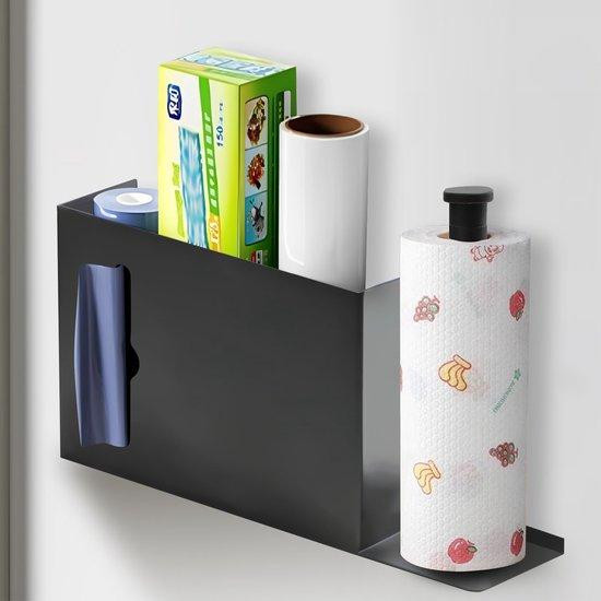 Unyqoos Zelfklevende opbergbox voor keuken en badkamer van koolstofstaal