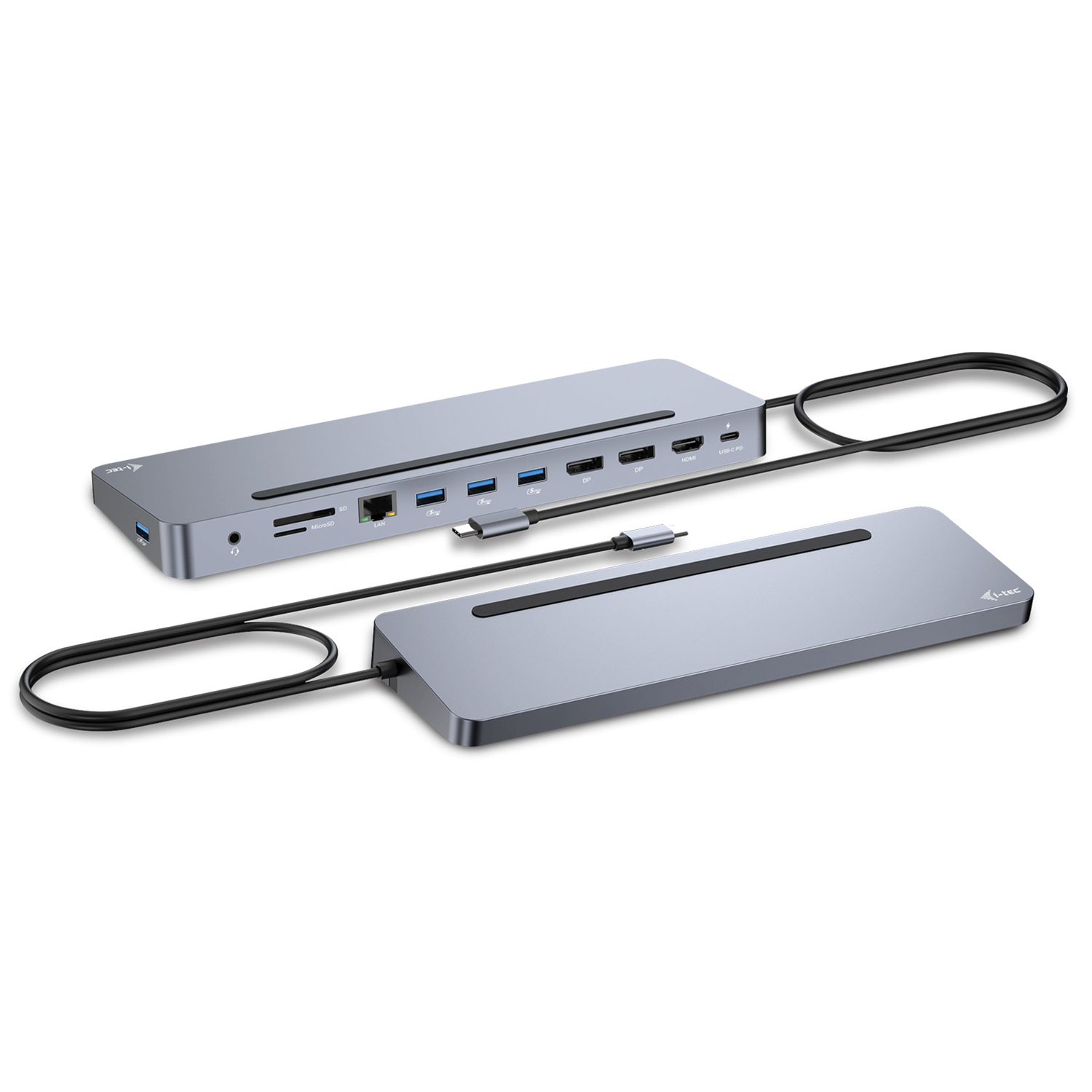 i-tec USB-C Metal Ergonomic 3x 4K Display Docking Station + PD 100W C31FLAT2PDPRO