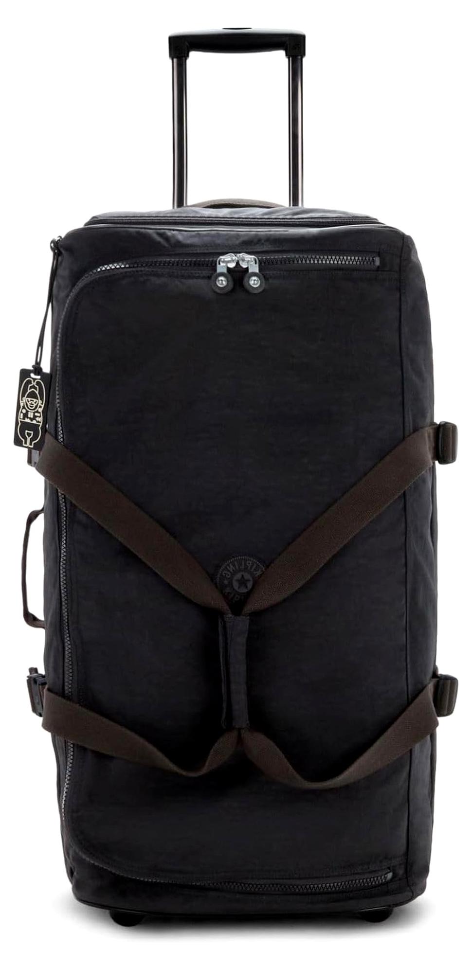 TEAGAN L Große Reisetasche mit Rollen, hochkant, Black Noir (Schwarz)