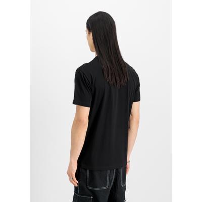 T-Shirt ALPHA INDUSTRIES "Nebula T-Shirt", Herren, Gr. XL, schwarz, Obermaterial: 100% Baumwolle, Shirts T-Shirt