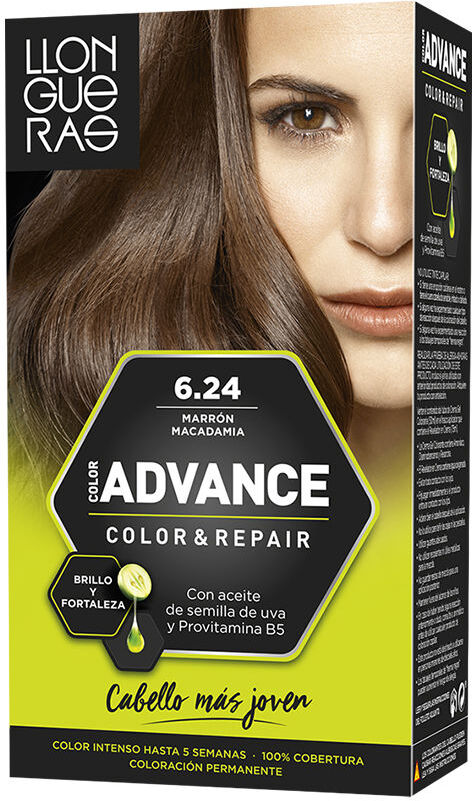 Llongueras Color Advance #6,24-marrón macadamia