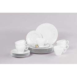 Seltmann Weiden Trio Weiß Kaffeeservice 18-teilig