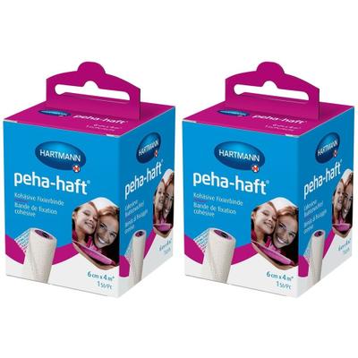 Peha-Haft Fixierbinde latexfrei 6 cmx4 m OTC 2x 2x1 St Binden