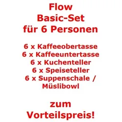 Villeroy & Boch Flow Basic-Set für 6 Personen / 30 Teile
