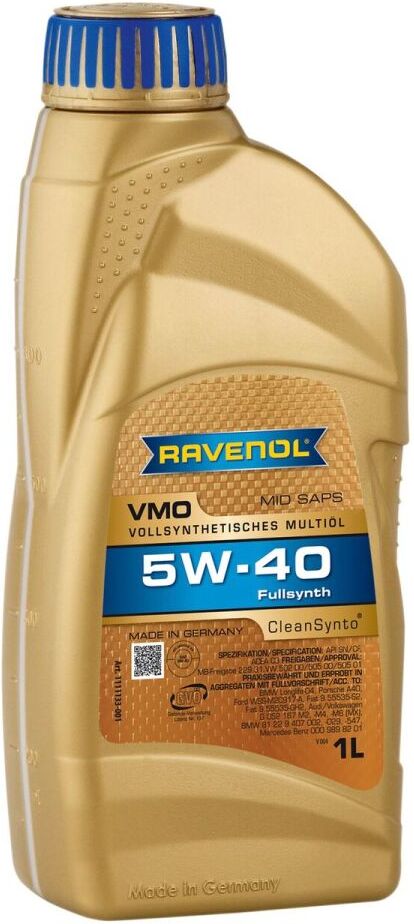 Motoröl RAVENOL 1111133 VMO 5W40 1L