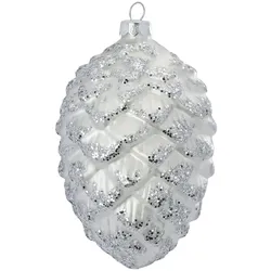 Christbaumschmuck Glas Tannenzapfen groß Weihnachtskugeln Weihnachtsbaumschmuck