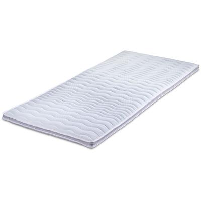 Topper HEMAFA "SEAQUAL Topper", beige (champagner), B:120cm H:6cm L:200cm, Gelschaum, Topper, Mit reclyctem Plastik aus den Ozeanen