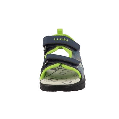 Sandale LURCHI "Lurchi Keeper", Mädchen, Gr. 25, navy, Kunstfaser, unifarben, Schuhe Sandale