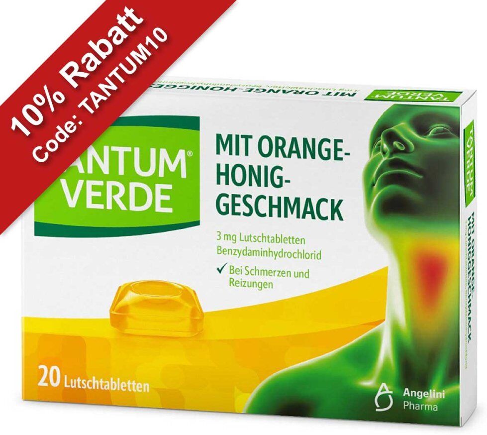 Tantum Verde 3 mg Lutschtabletten Orange-Honiggeschmack