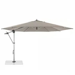 Doppler Sonnenschirm / Ampelschirm "Protect 400 Pendel", inkl. Schutzhülle und Standkreuz,sand,Ø 400 cm