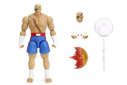 Jada Toys Street Fighter Sagat Actiefiguur, 19 cm