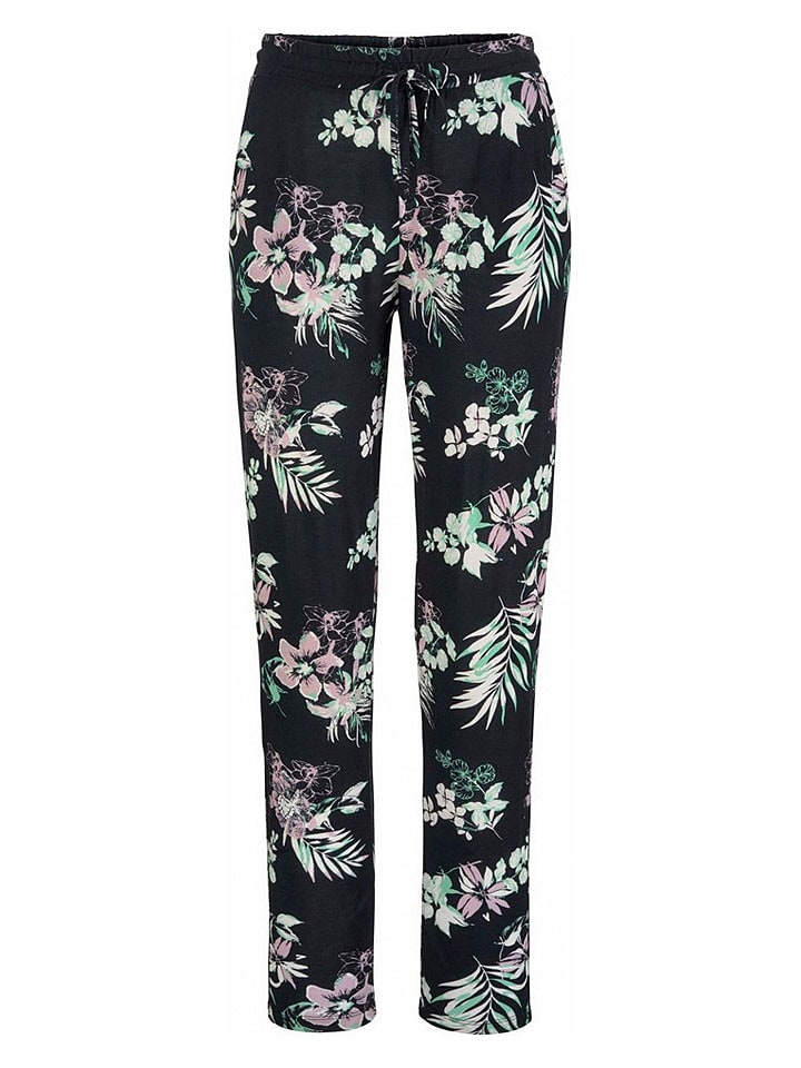 LASCANA Pyjama-Hose in Schwarz - 44