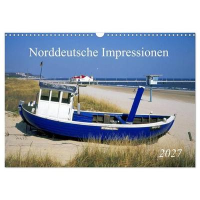 Norddeutsche Impressionen (Wandkalender 2027 DIN A3 quer), CALVENDO Monatskalender