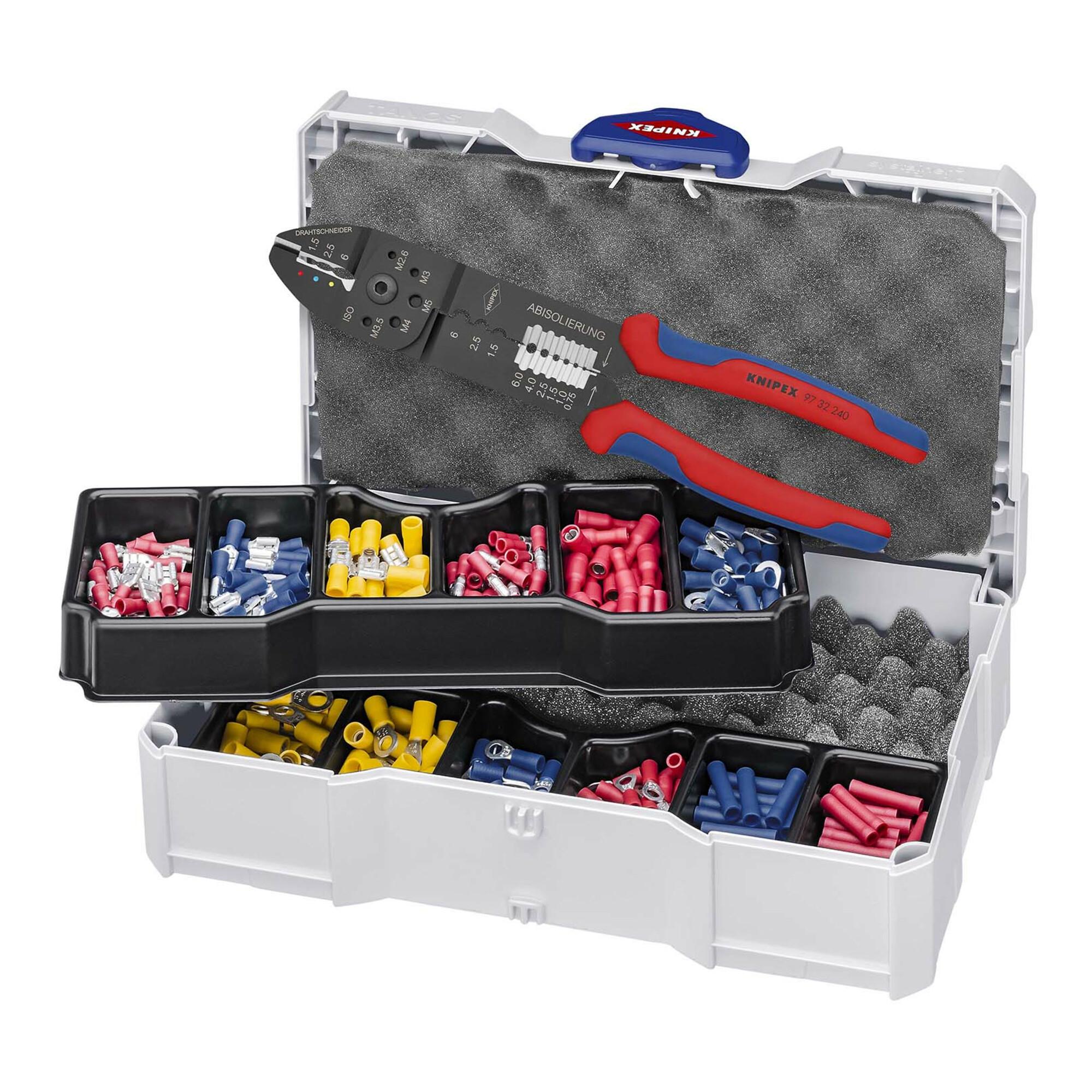 KNIPEX 97 90 26 Crimp-Sortiment für Kabelverbinder 13-teilig 265 mm)