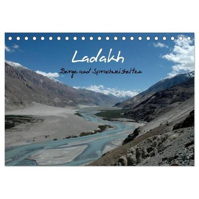Ladakh, Berge und Spruchweisheiten (Tischkalender 2027 DIN A5 quer), CALVENDO Monatskalender