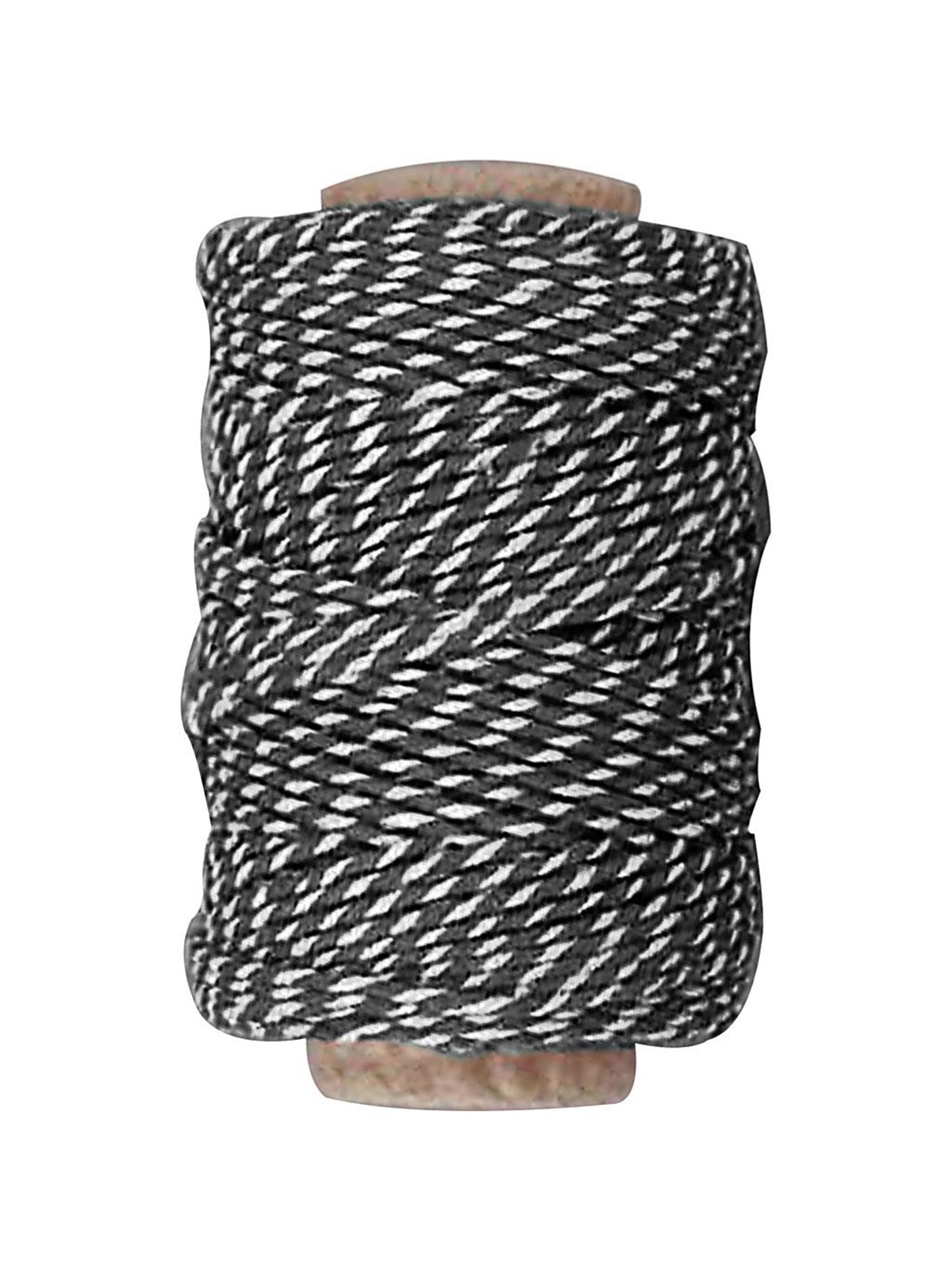 Creativ Company Cotton cord Black/White 50m