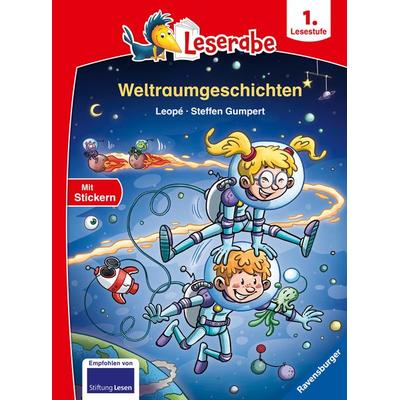 Leserabe 1. Lesestufe - Weltraumgeschichten, Gebundene Ausgabe von Leopé, Ravensburger Verlag GmbH