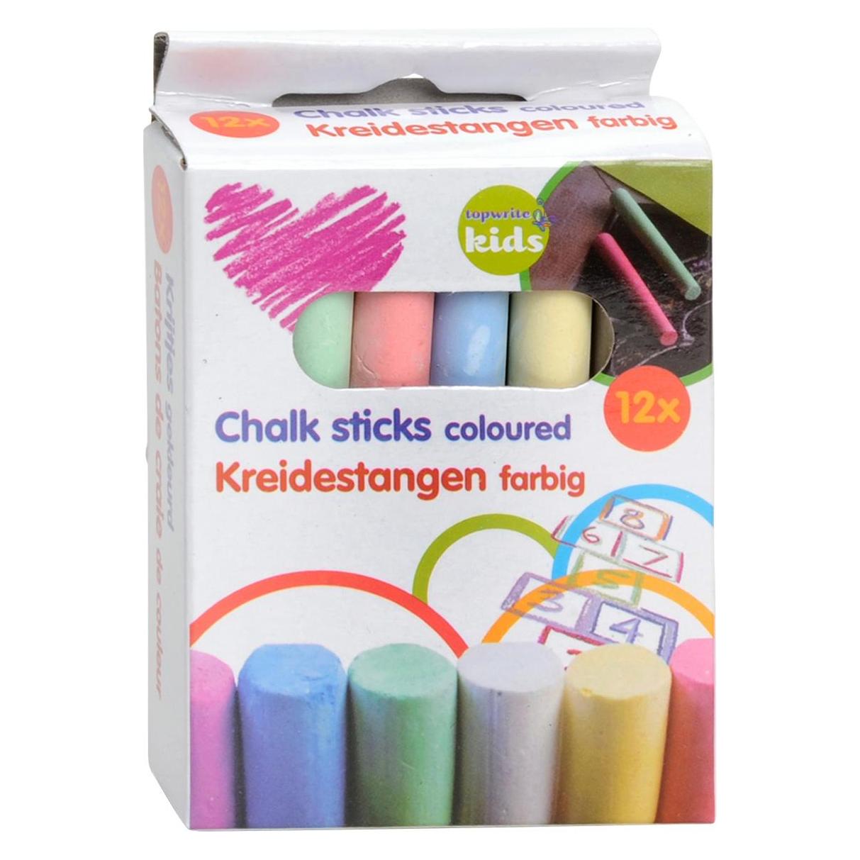 Topwrite Kids Farbige Schule Kreide (12x) (21524854)