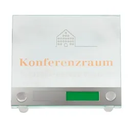 GALERIE Türschild, Format: 150x150 mm + 2 Halter i7320