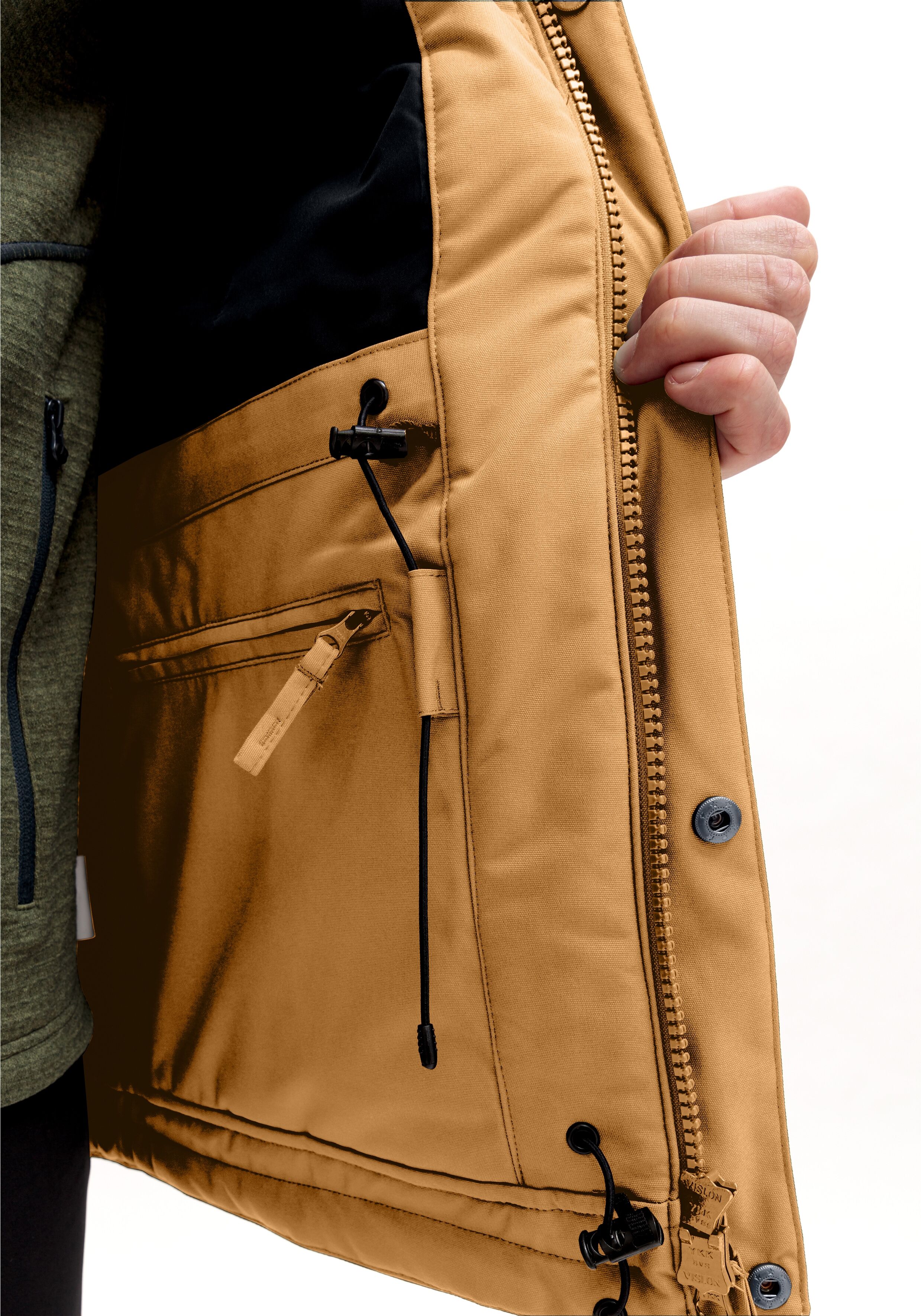 Funktionsjacke MAIER SPORTS "Knuth", Herren, Gr. 54, orange, 100% Polyester, Jacken Funktionsjacke, Herren Outdoorjacke, wind/wasserdichte Jacke, mTHERM Isolation orange 54