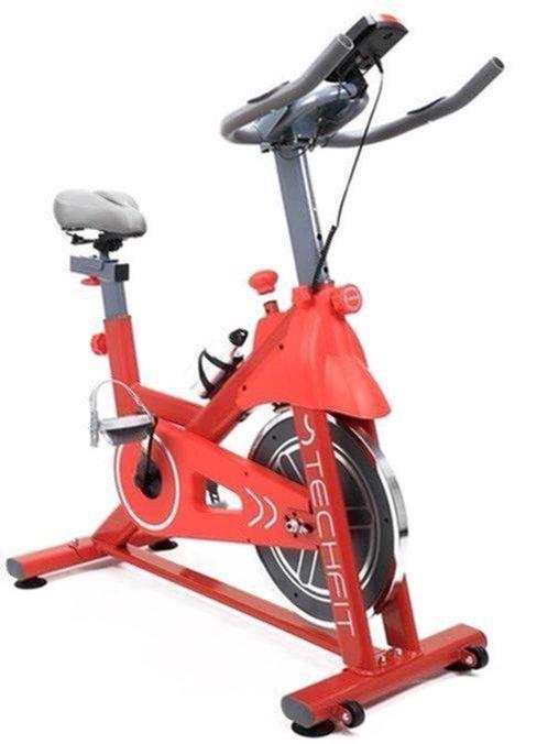 Hometrainer Rood - Magnetisches Widerstandssystem - 8 kg Schwungmasse - Stahllegierung (Rahmen) - Für den Innen- und Außenbereich geeignet - Kardiotrainer