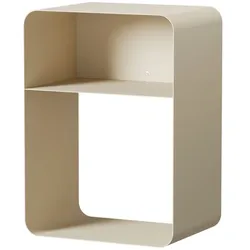 Metallbude Nachttisch Damio Stahl Cashew