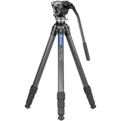 Leofoto LS-324CEX + BV-10 (Carbon), Stativ, Schwarz
