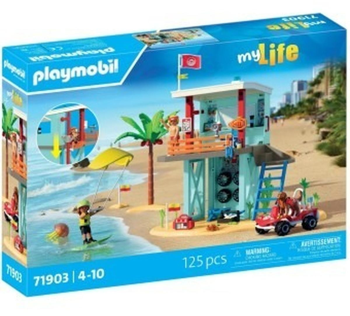 Playmobil 71903 First Aid Station & Beach Cart My Life Beach Holiday - 125 stuks