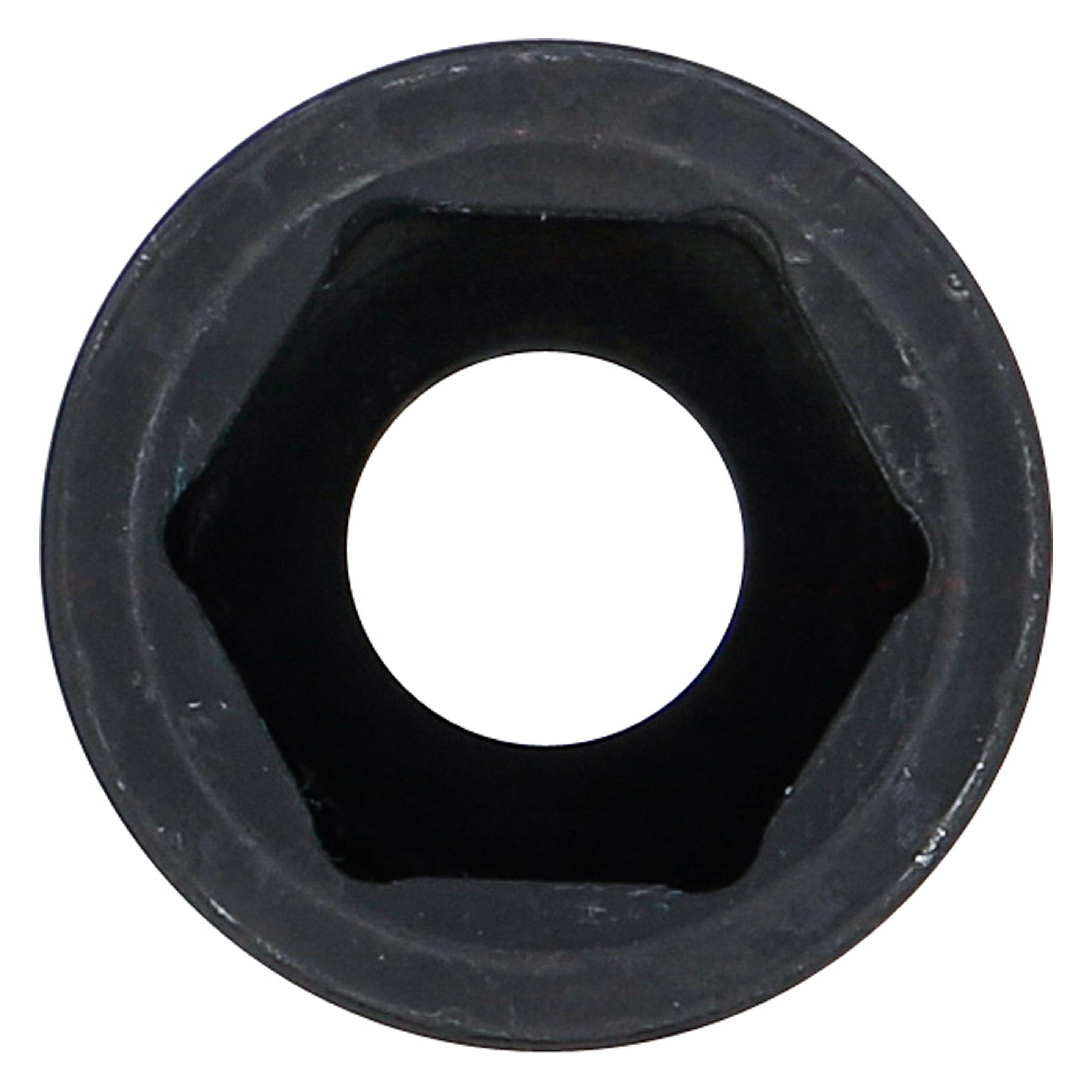 BGS Kraft-Steckschlüssel-Einsatz Sechskant Antrieb Innenvierkant 12,5 mm (1/2") SW 18 mm (18 mm) (5218)