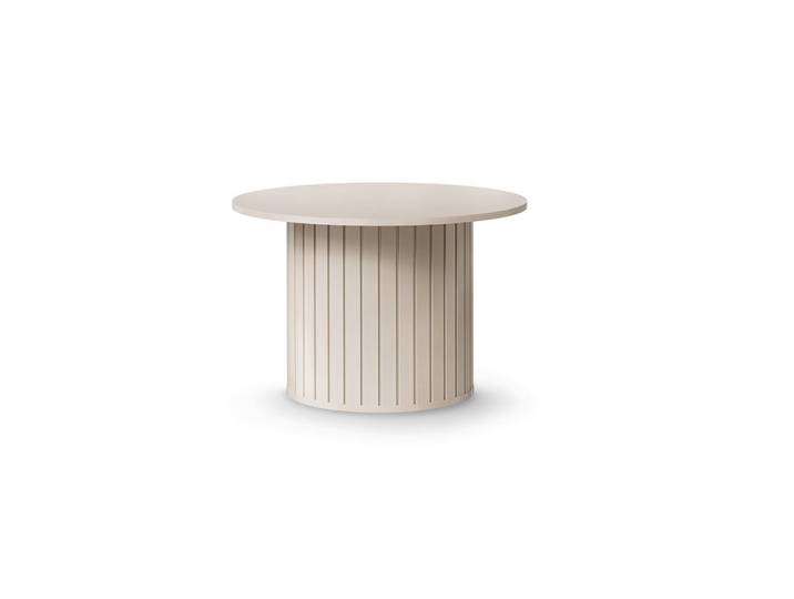 Milino Couchtisch, Kaschmir, rund, Säule, 70x46.7x70 cm, Wohnzimmer, Wohnzimmertische, Couchtische