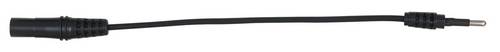 KS Tools Verbindungskabel Buchse 4mm - Buchse 2mm Schwarz 1St.