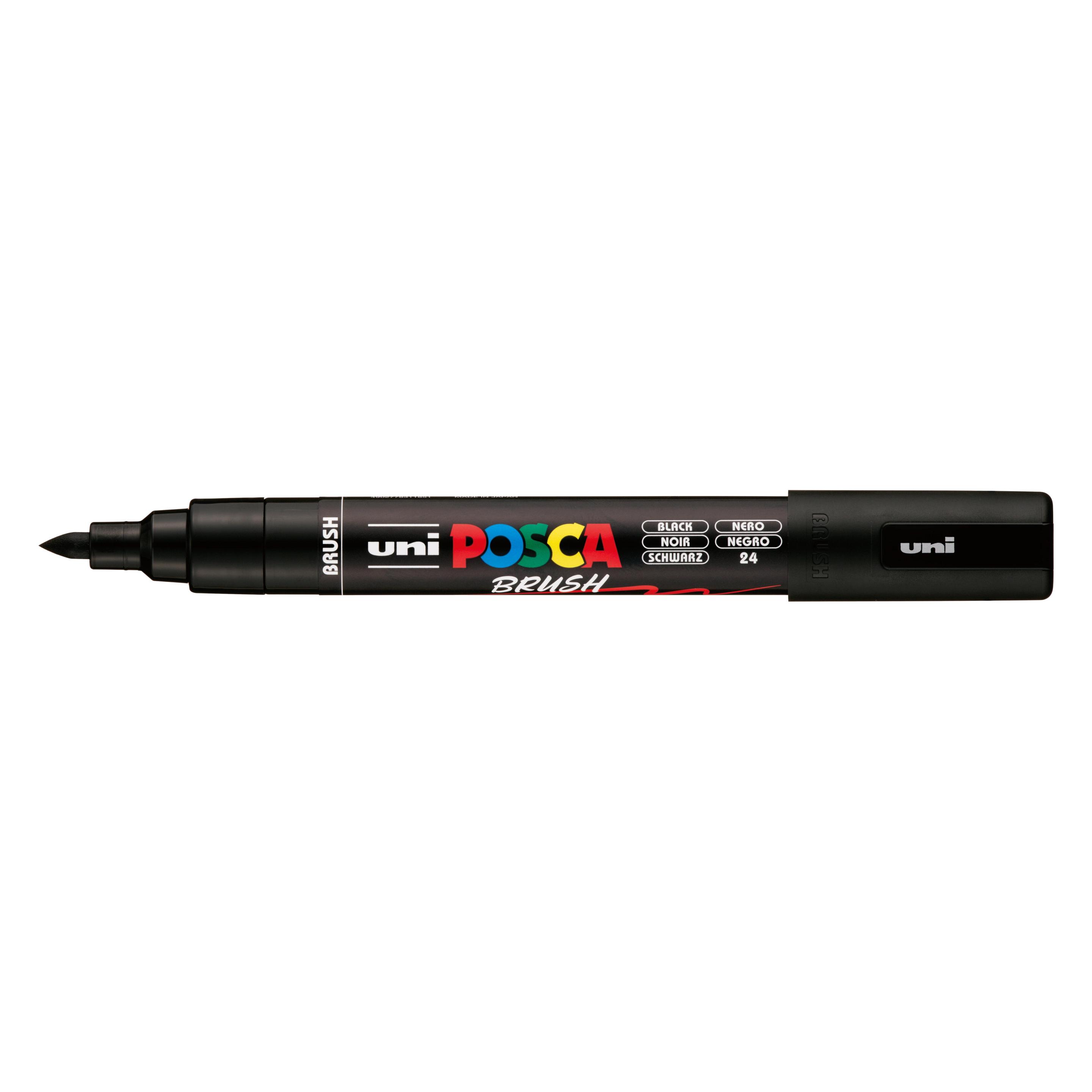 Uni-ball Filzstift Uniball Posca PC-5BR (1x) (PC-5BR BLACK)