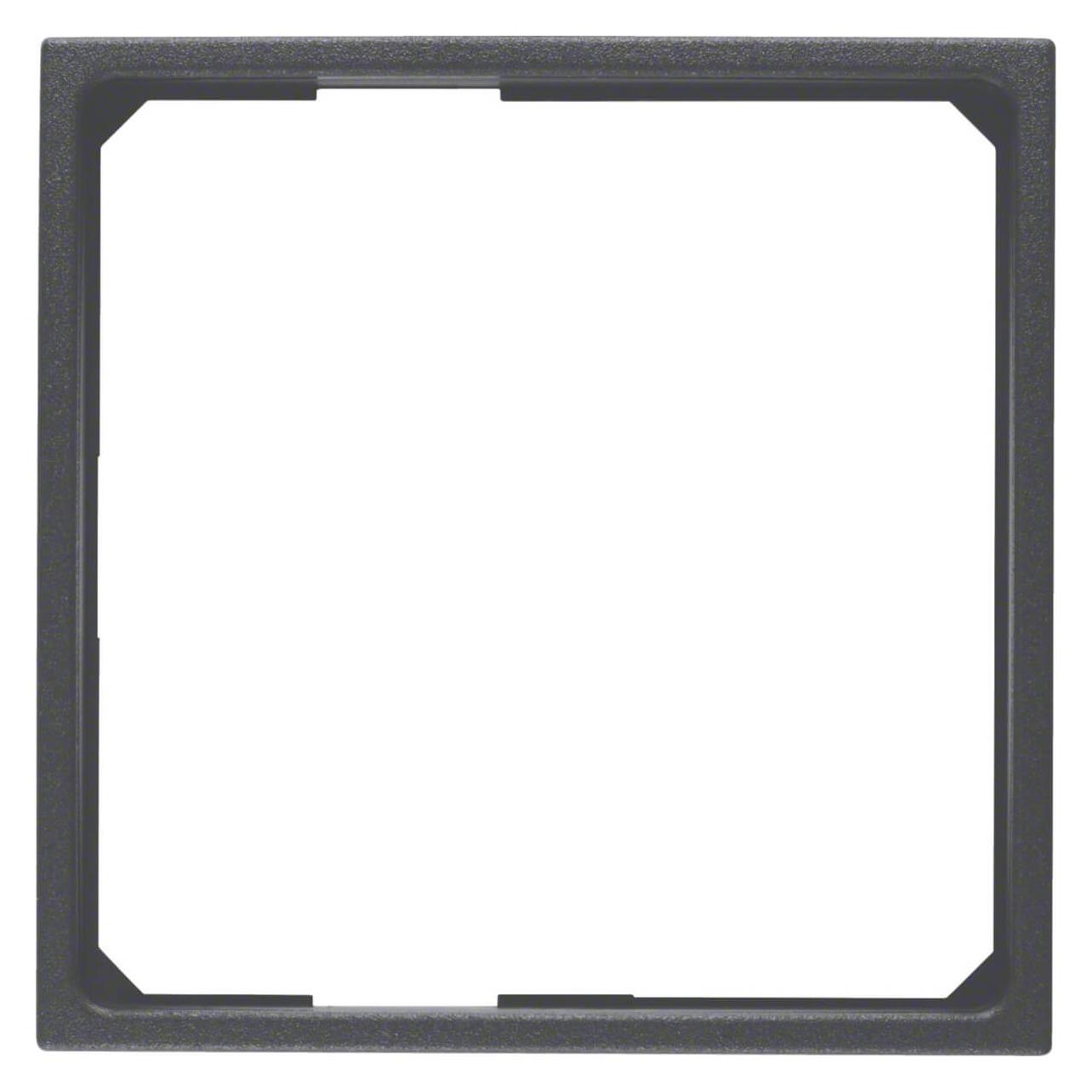 Berker Adapterring für Zentralstück 50 x 50 mm S.1/B.3/B.7 anthrazit, matt (11091616)