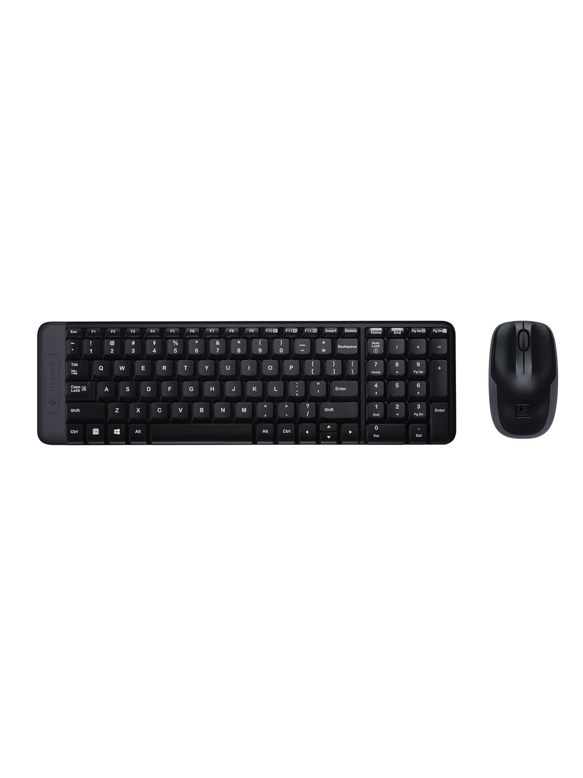 Logitech MK220 Combo Wireless - US - Tastatur & Maus Set - Englisch (US) - Schwarz