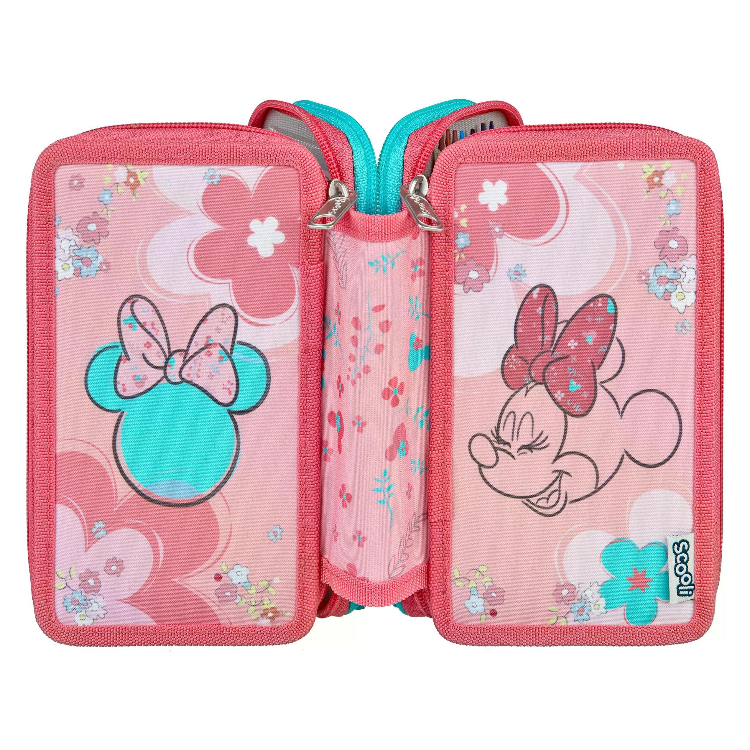 Scooli Etui Trippledecker Minnie Mouse Disney, Gefüllt: Ja (MIUX0421)