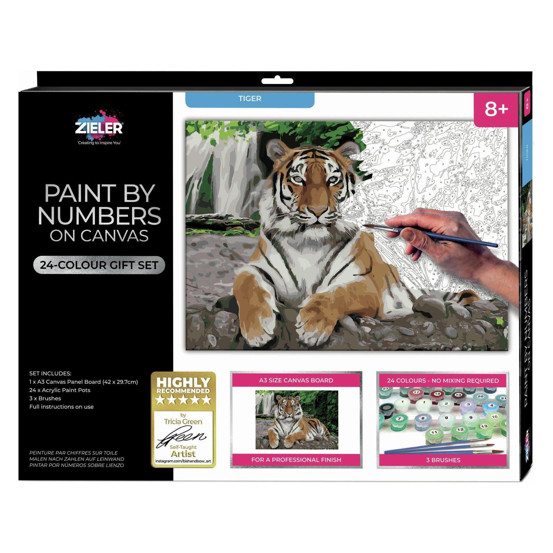 Zieler Paint By Numbers - Tiger (609299433) (609299433)