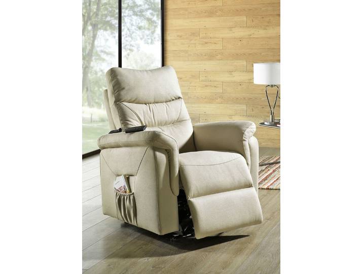 Relax-Sessel mit Aufstehhilfe, Beige, Ohne Massagefunktion