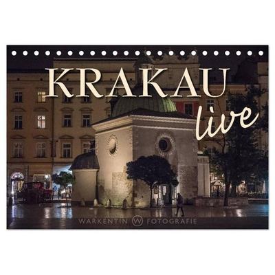 Krakau live (Tischkalender 2027 DIN A5 quer), CALVENDO Monatskalender