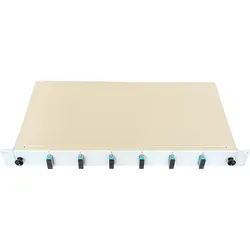 Paschke Spleissbox/Patchpanel 48,30cm (19") 6xSCd OM3 AQUA 443705AQ-06SA, Server Zubehör, Grau