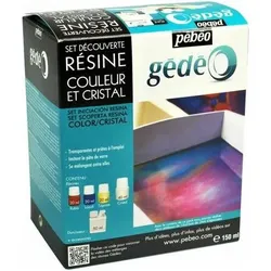 Pebeo, Künstlerfarbe + Bastelfarbe, Gédéo Entdeckungsset Sortierte Harze