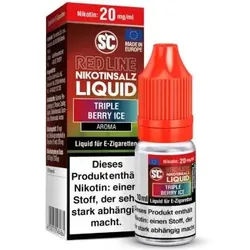 SC Red Line Triple Berry Ice NicSalt Liquid 10ml / 20mg