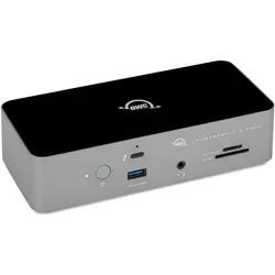 OWC 11-Port Thunderbolt 5 Dock (Thunderbolt, USB-C, 11 Ports), Dockingstation + USB Hub, Schwarz, Grau